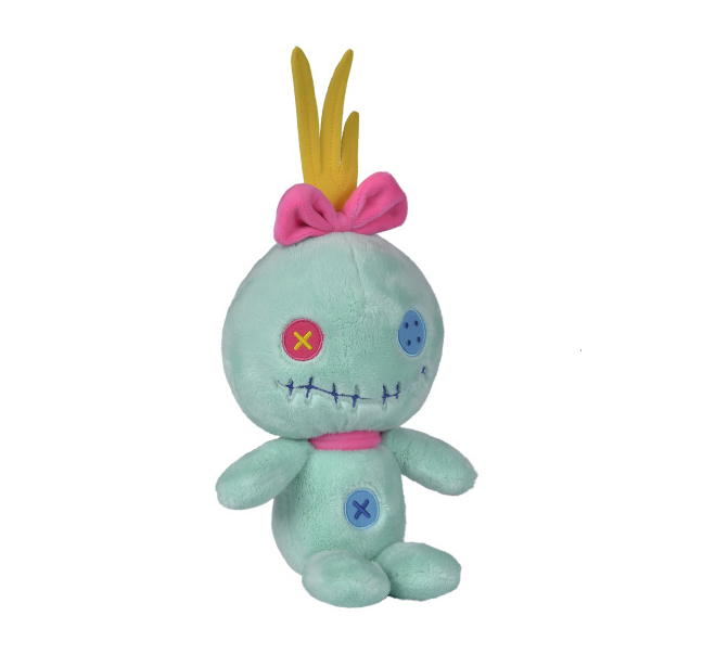  stitch peluche souillon scrump vert 25 cm 